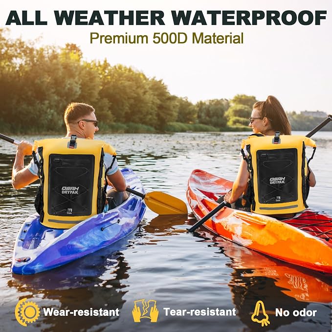 OSAH DRYPAK Waterproof Backpack Dry Bag 35L/55L/85L – Heavy Duty Roll-Top - Image 7