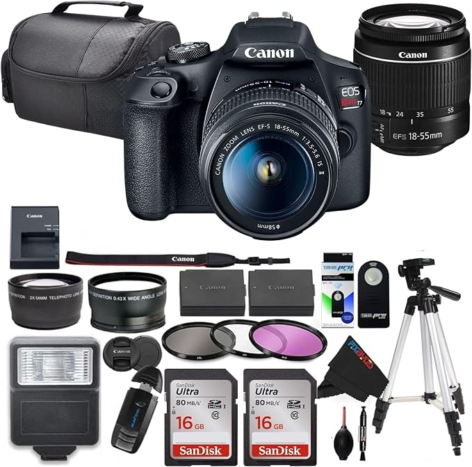 Canon EOS Rebel T7 DSLR Camera by Amazon+Renewed