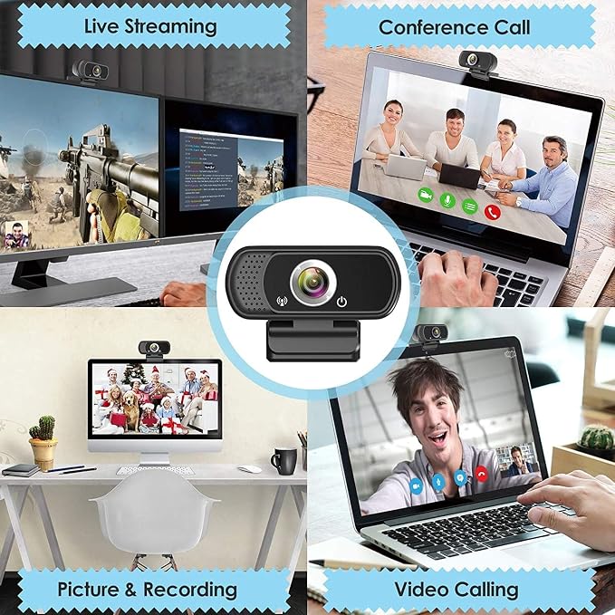 USB C Webcam for Switch 2 / PC: 1080P HD Web Cam - Image 7