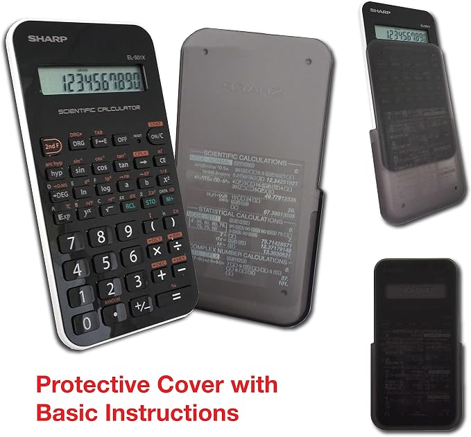 Sharp EL501X2BWH Engineering/Scientific Calculator - Image 5
