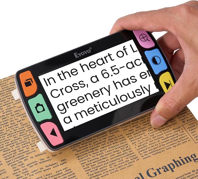 Eyoyo Portable Digital Magnifier 4.3-Inch: Electronic Video Magnifier by Eyoyo