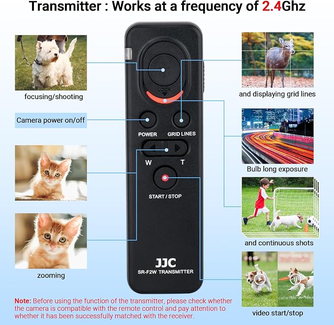 Wireless Remote Control for Sony A1 II HDR-CX405 CX440 CX455 CX675 CX900 - Image 3
