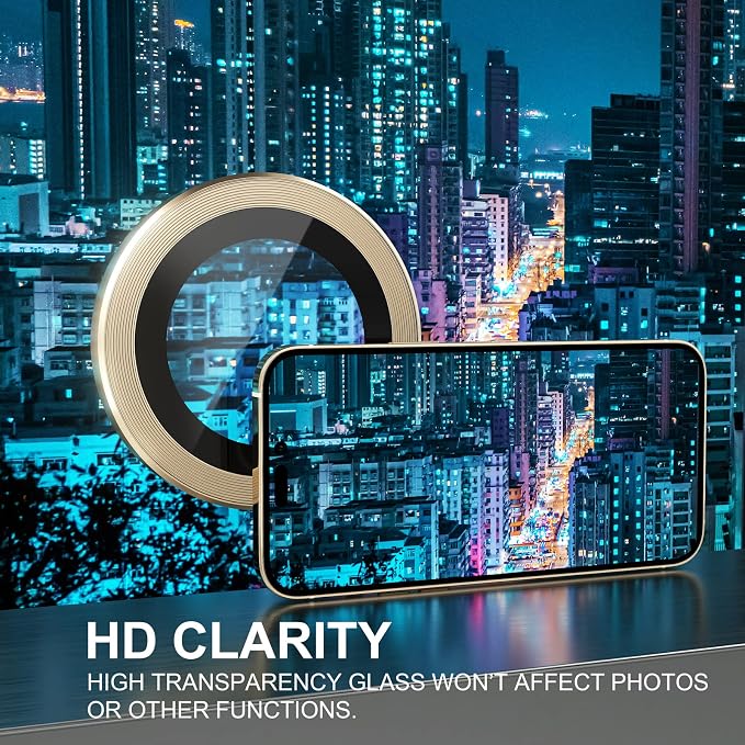 Choiche Compatible for iPhone 14 Pro/iPhone 14 Pro Max Camera Lens Protector - Image 5