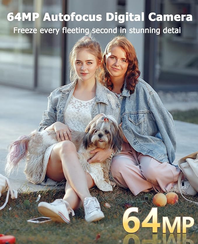 FLATIC Cameras for Photography, 6K 64MP Digital Camera - Image 3