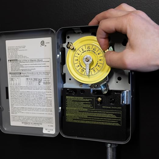 Intermatic T101 24-Hour Mechanical Timer Switch - 120V SPST - Image 4