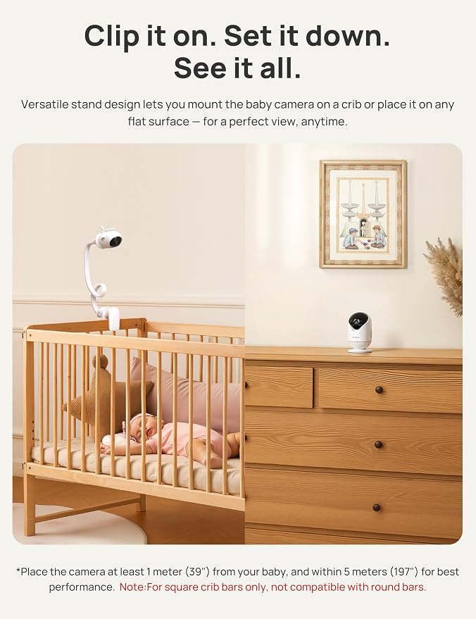 Dr.Care VistaView 5” Smart WiFi Baby Monitor - Image 8