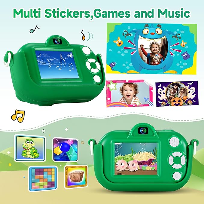 Kids Camera Boys Toys for 3 4 5 6 7 8 9 Years Old Boys, 48MP Dual Lens Kids - Image 5