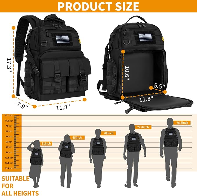 TORIBIO Camera Backpack for DSLR/SLR/Mirrorless Photography Camera, - Image 5