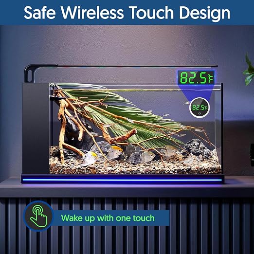 QZQ Fish Tank Thermometer Aquarium Thermometer Wireless Touch Stick Digital - Image 2