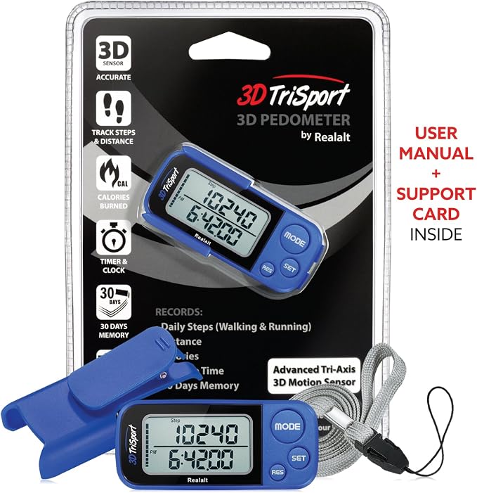 Realalt 3DTriSport 3D Walking Pedometer - Image 7