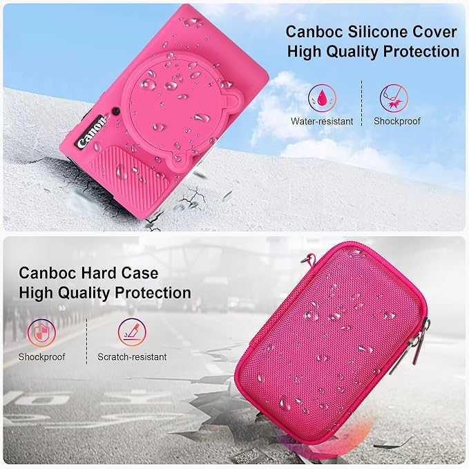 Canboc Case for Canon PowerShot SX740 SX730 HS Digital Camera, 1* Hard Carrying - Image 4