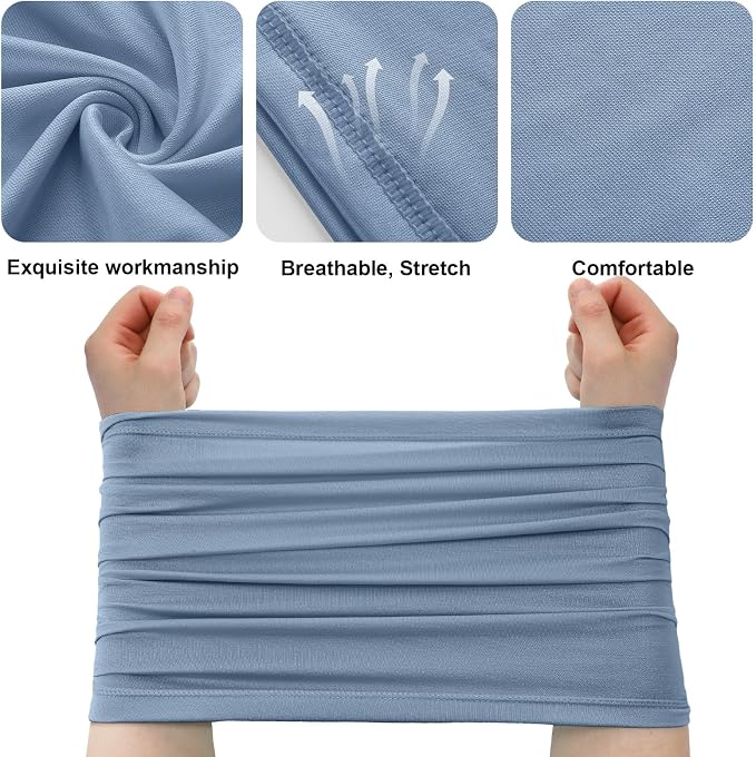 Geyoga 6 Pieces Summer UV Protection Cooling Neck Gaiter Face Clothing Neck - Image 4