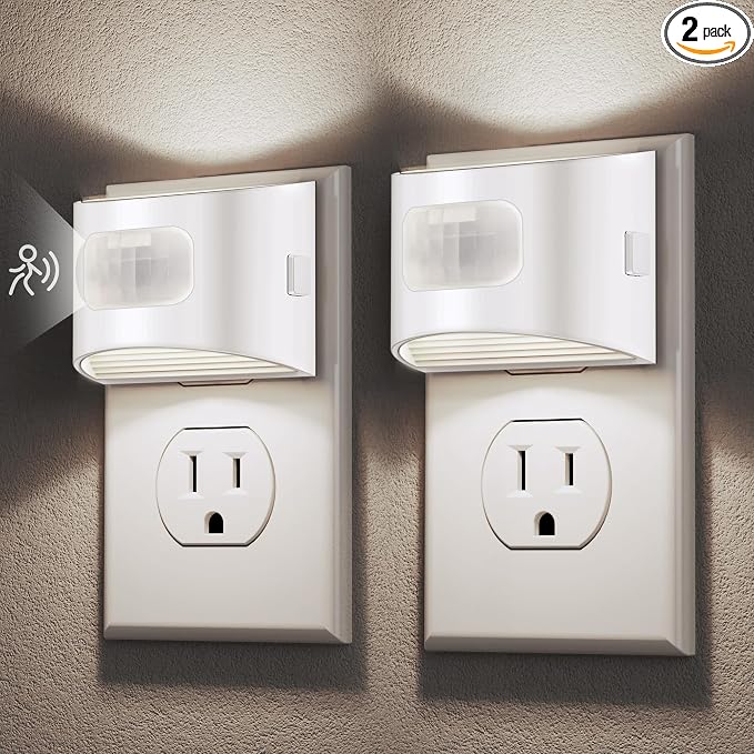 DORESshop LED Night Light, Night Lights Plug into Wall, 3 Mode Plug in Night by DORESshop
