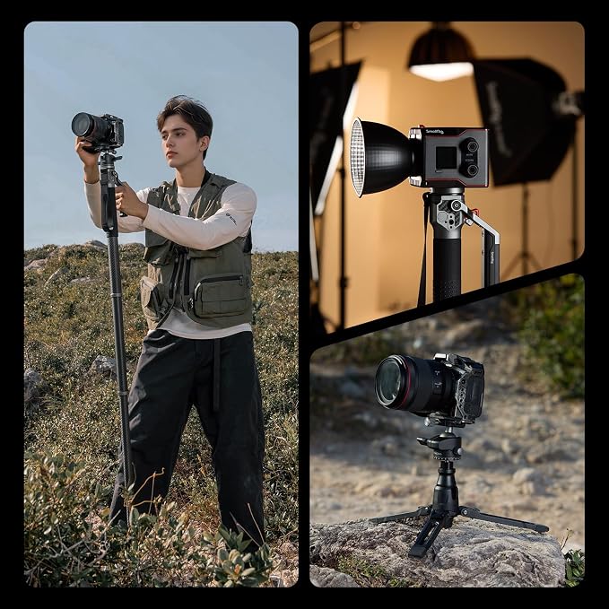 SmallRig 166.5cm / 65.6" Carbon Fiber Monopod - Image 8