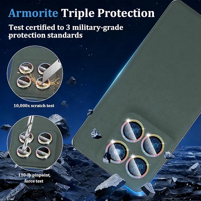 Compatible with Motorola Moto Edge 2026 Camera Lens Protector, Individual Bling - Image 5