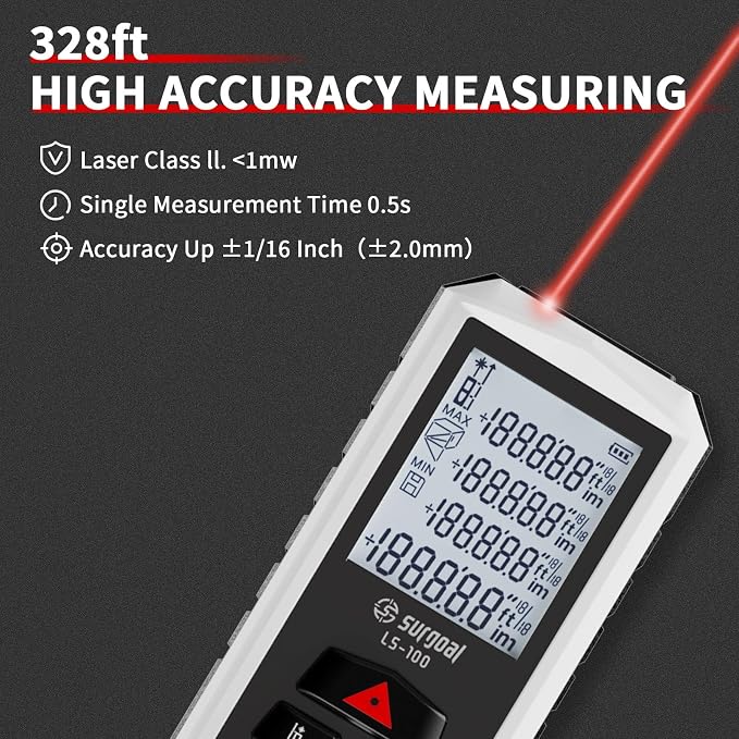Laser Distance Meter Digital Laser Measuring Tool - Image 3
