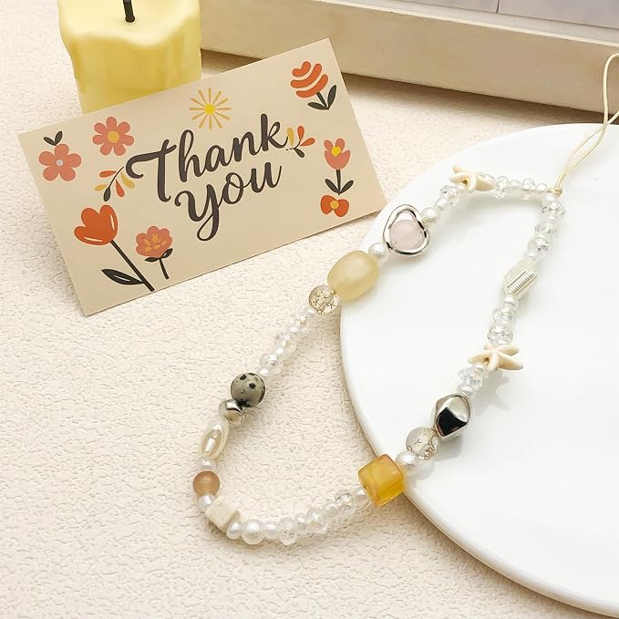 Beaded Camera Wrist Strap Cute Digital Camera Charm Lanyard Phone Chain - Image 7