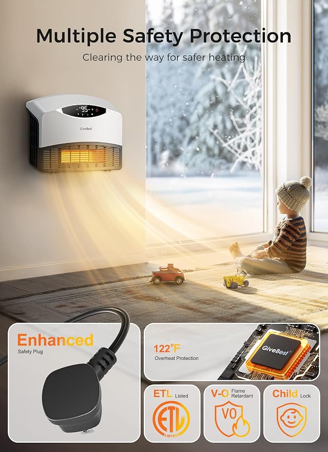 GiveBest Electric Wall Heater - Image 4