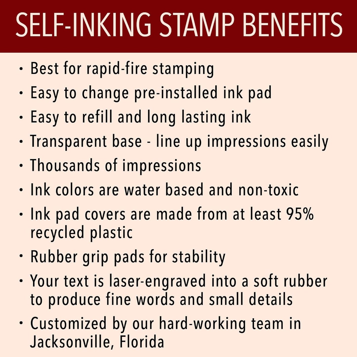 Custom Self-Inking Stamps | 49 Designs | Fun Phrases | Grading Made Easy | Classroom and Library Book Stamps (Self Assessment, Large)