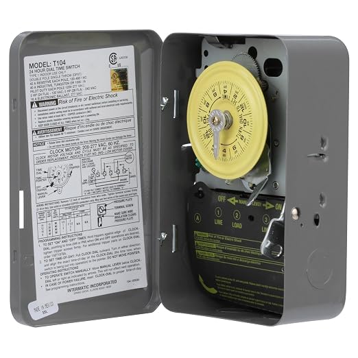 Intermatic T104 24-Hour Mechanical Timer Switch - Image 3