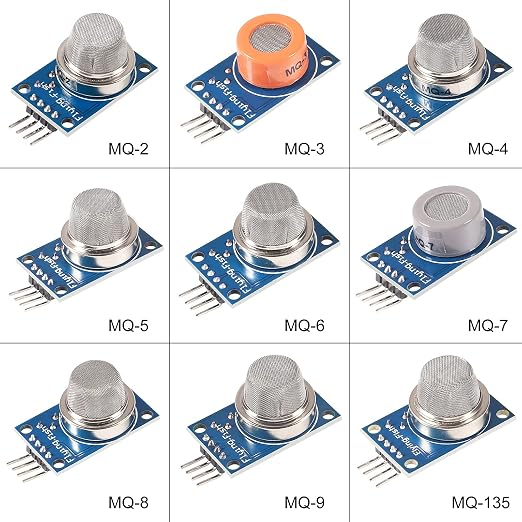 ACEIRMC 9pcs/Lot Gas Detection Sensor Module MQ-2 MQ-3 MQ-4 MQ-5 MQ-6 MQ-7 MQ-8 - Image 2