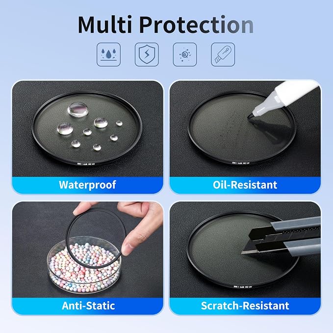 JJC 82mm Ultra-Low Reflectivity UV Filter Lens Protection MCUV - Image 6