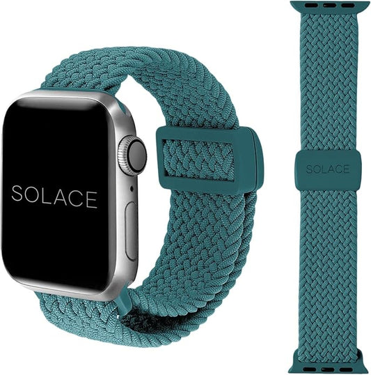 Solace Bands Imperium Adapt Wide Adjustable Nylon Braided Watch Band by SolaceBand