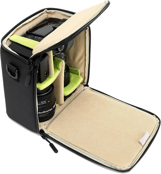 Mini SLR Camera Insert Bag, Shockproof &Pressure-proof Dual Opening Camera Lens by svatin