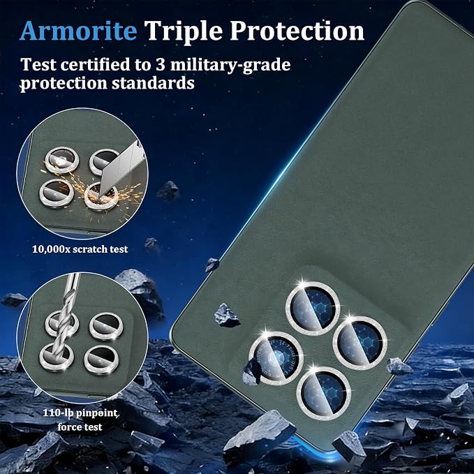 Compatible with Motorola Moto Edge 2025 Camera Lens Protector, Individual Bling - Image 5