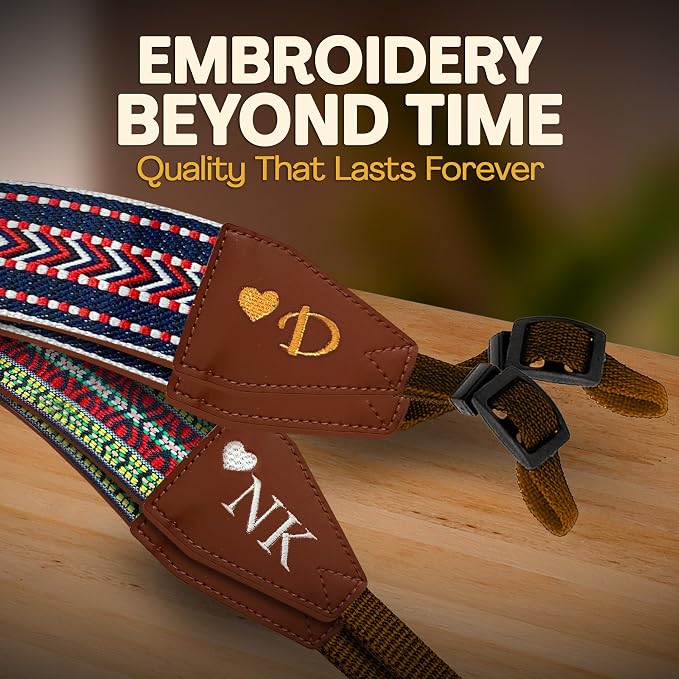 Art Tribute Custom Camera Strap Arrow Weave - Image 3