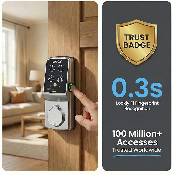 Lockly Secure Plus, Keyless Entry Door Lock, Smart Locks - Image 4