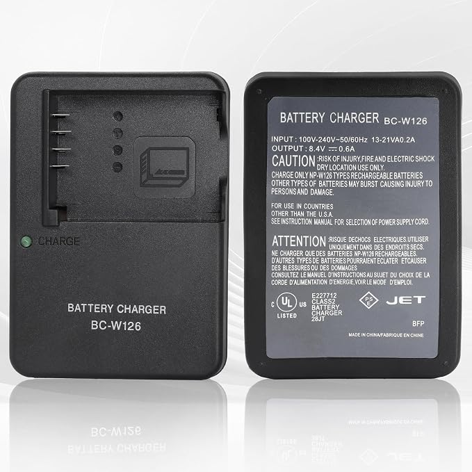 BC-W126 Battery Charger for Fujifilm BC-W126S NP-W126 NP-W126S Battery - Image 6