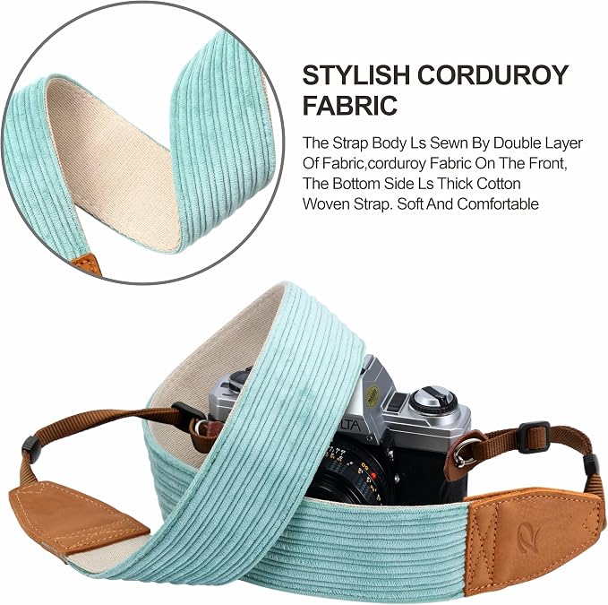 Padwa Lifestyle Corduroy Camera Strap - Image 4