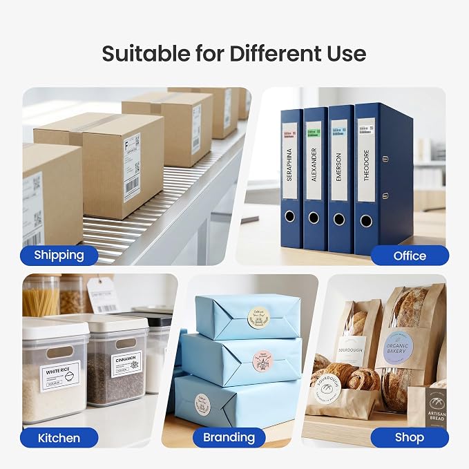 Bluetooth Thermal Shipping Label Printer, 4x6 Portable Direct Thermal Printer - Image 8