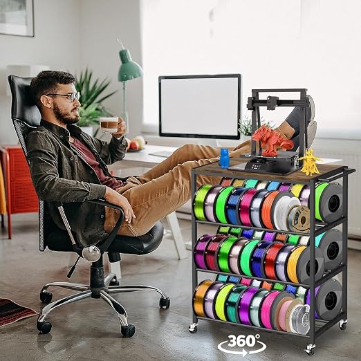 3D Printer Stand with Filament Storage Rack - Image 8