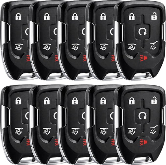 10X Smart Key Fob Replacement for 2015-2020 Chevy Suburban Tahoe GMC Yukon by USAREMOTE