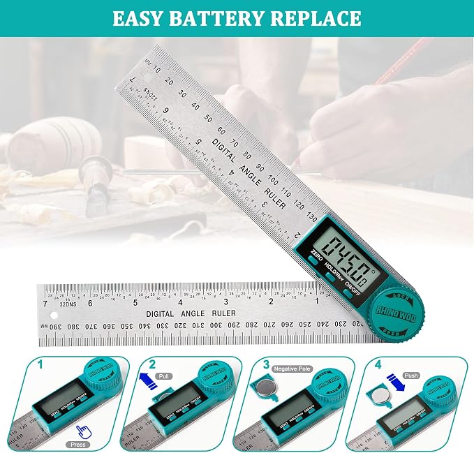 Digital Angle Finder Protractor, Angle Finder Ruler - Image 5