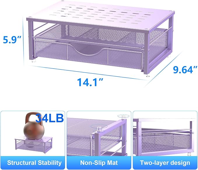 gianotter Computer Monitor Stand Riser, office organizer - Image 5