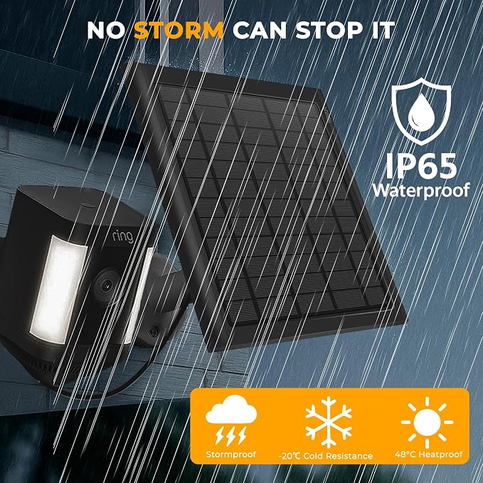 8W Solar Panel for Ring Camera, Solar Panel Charger Compatible - Image 8