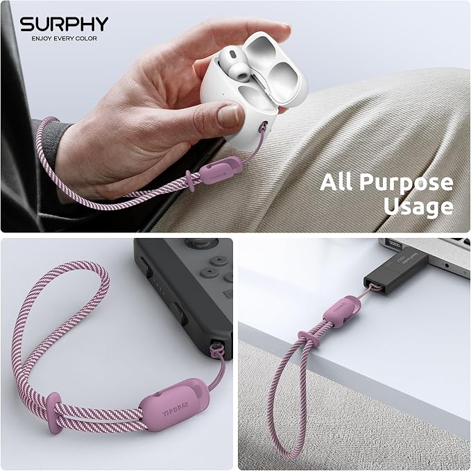 SURPHY 2 Pack Phone Lanyard for Cellphone Case, Phone Wrist Strap for Case - Image 6