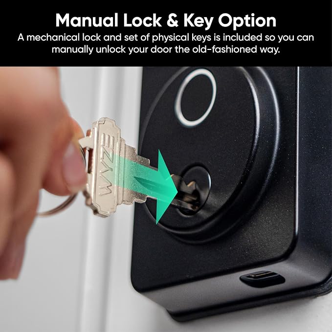 Wyze Auto-Lock Bolt v2, Fingerprint Keyless Entry Smart Lock, AI Learning - Image 11