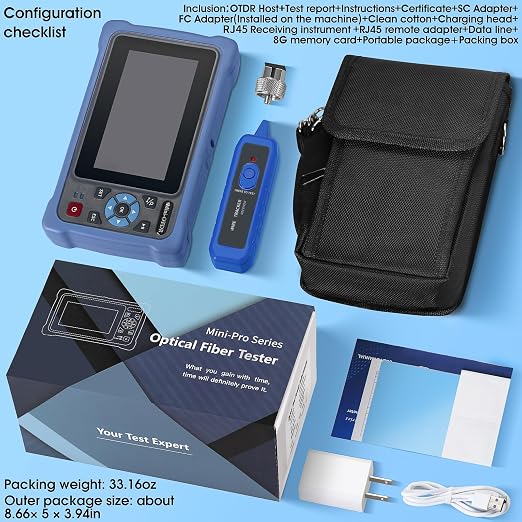 OTDR A-800U UPC Interface 12 in 1 Function 1310 1550 Fiber Optic Tester - Image 6
