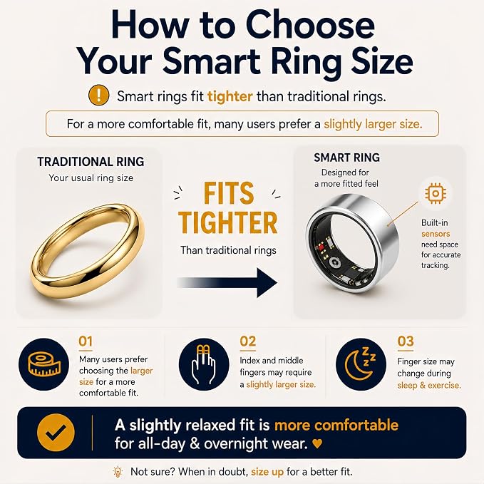 Smart Ring Health & Fitness Tracker - Image 3