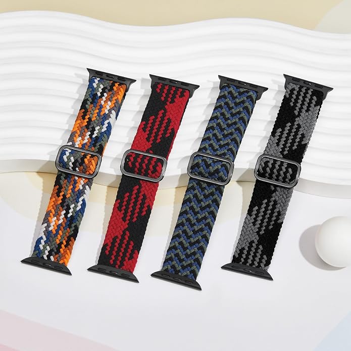 4 Pack Braided Stretchy Bands Compatible - Image 6