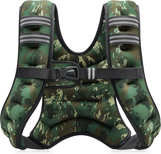 ZELUS Weighted Vest, 6lb/8lb/12lb/16lb/20lb/25lb/30lb Weight Vest by ZELUS