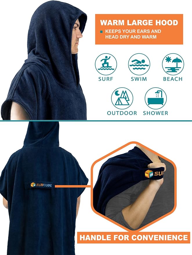 SUN CUBE Surf Poncho Changing Robe - Image 4