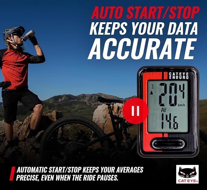 CATEYE Wired Bike Computer – Entry-Level Speedometer and Odometer, Auto - Image 4