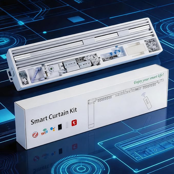 Smart Curtains, Universal Electric Curtain Accessories Installation Kit - Image 8