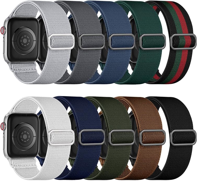 Maledan 10 Pack Stretchy Solo Loop Compatible by Maledan