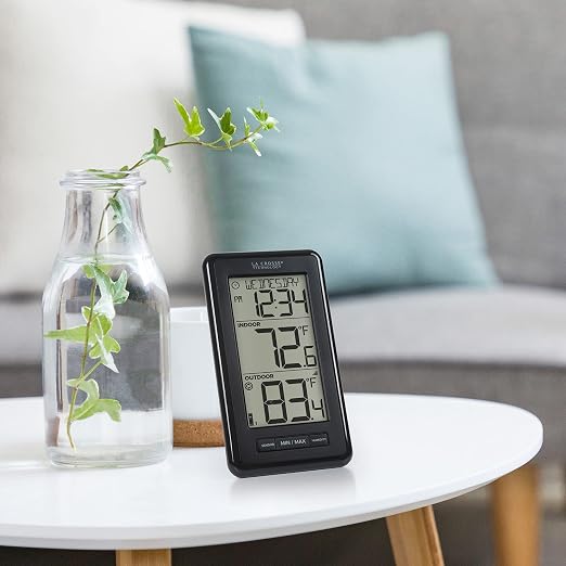 La Crosse Technology 308-43647-INT Digital Black Wireless Thermometer - Image 7